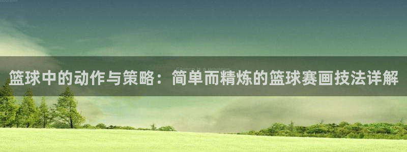  意昂2娱乐直属：篮球中的动作与策略：简单而精炼的篮球赛画技法